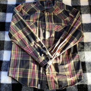 Lrg Woven Collection Rasta/plaid Flannel